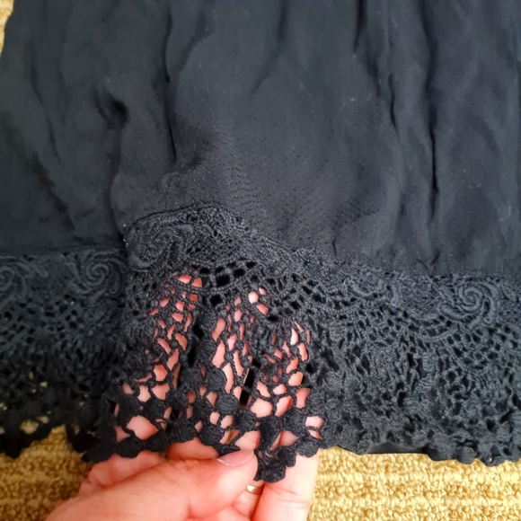 Xhilaration Sleeveless Black Lace Detail Dress Size XS - Picture 11 of 13